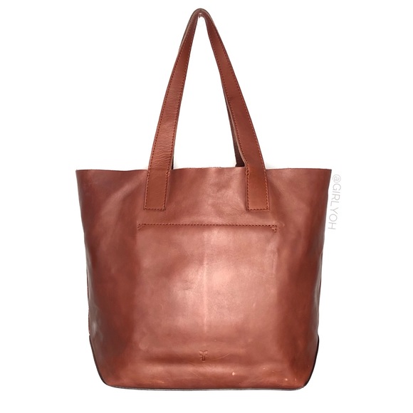 Frye Carson Stud Leather Oversized Tote Bag - Picture 2 of 10
